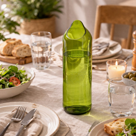 Carafe personnalisée en verre recyclé Originalhome 750 ml 