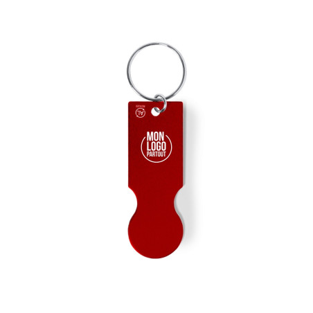 Porte-clés jeton publicitaire Tokley 