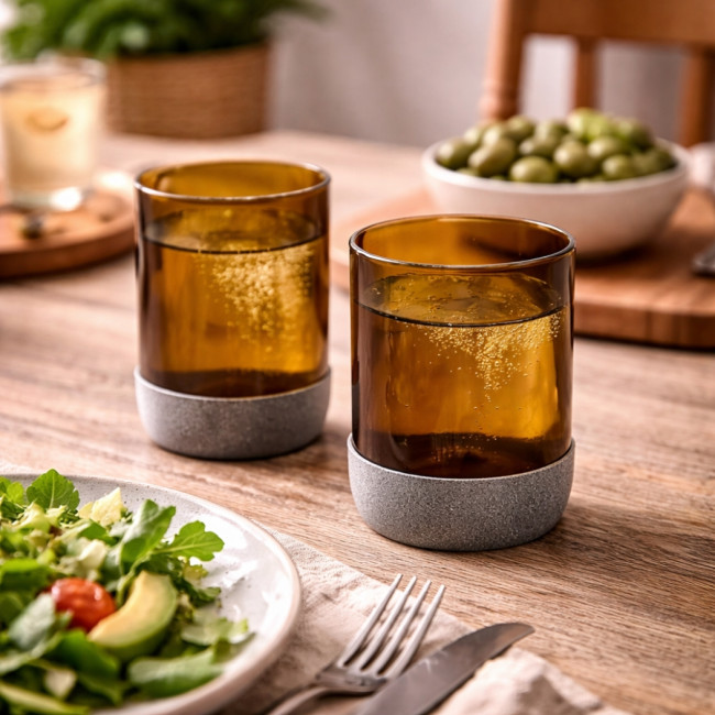 Lot de 2 verres personnalisés Originalhome 160 ml 