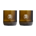 Lot de 2 verres personnalisés Originalhome 160 ml 