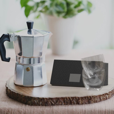 Ensemble de 2 verres à espresso personnalisés Boda 