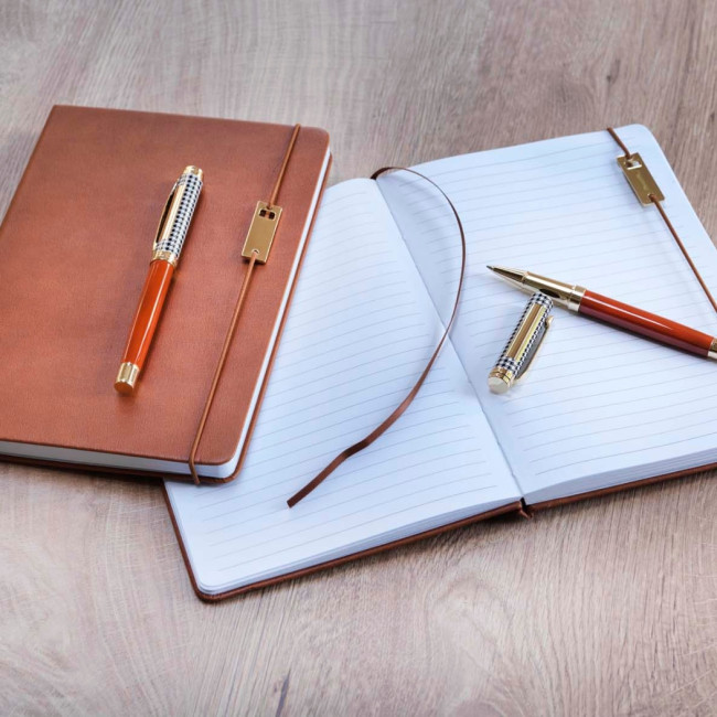 Coffret cadeau carnet et stylo roller Legato 