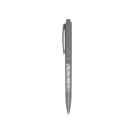 Stylo bille en plastique recyclé Martha (encre noire) 