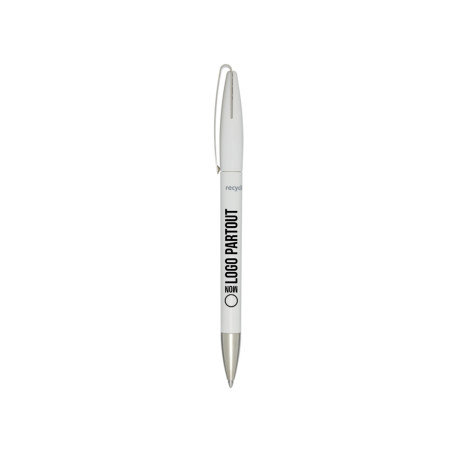 Stylo bille publicitaire en plastique recyclé Ana 