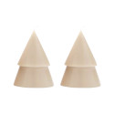 Boîte de 2 bougies de Noël format moyen Originalhome 