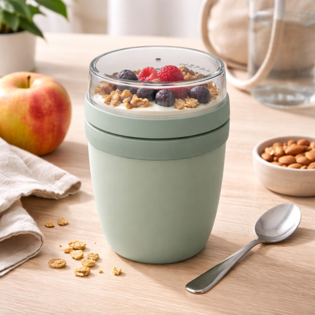 Pot à déjeuner personnalisé Mepal Ellipse 500+200 ml 
