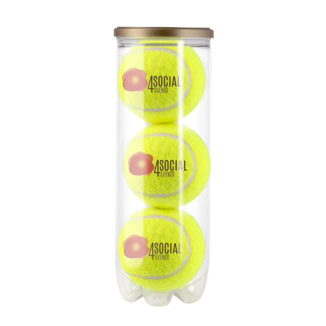 Balles de tennis personnalisées en tube 