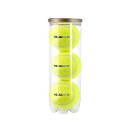 Balles de tennis personnalisées en tube 