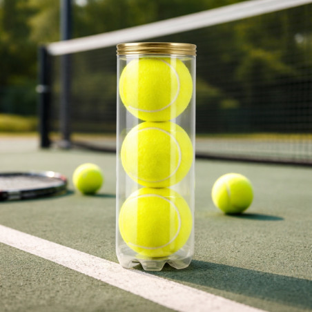 Balles de tennis personnalisées en tube 