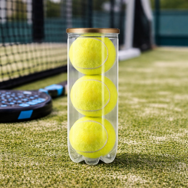 Balles de padel personnalisées en tube 