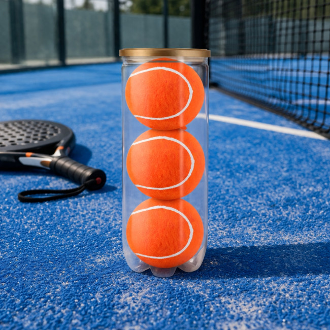 Balles de padel personnalisées en tube Colour 
