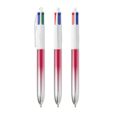 Stylo BIC ® 4 Couleurs Bicolor Lanyard 