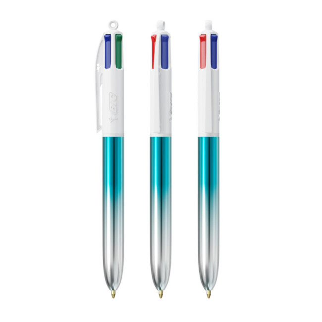 Stylo BIC ® 4 Couleurs Bicolor Lanyard 