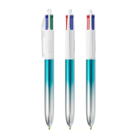 Stylo BIC ® 4 Couleurs Bicolor Lanyard 