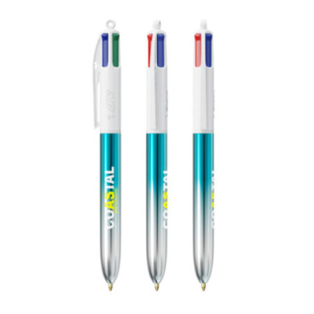 Stylo BIC ® 4 Couleurs Bicolor Lanyard 