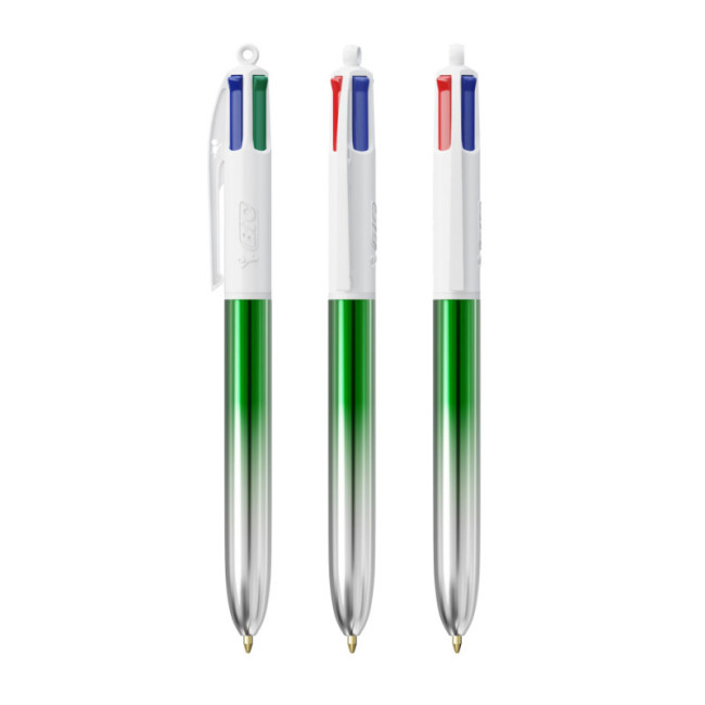 Stylo BIC ® 4 Couleurs Bicolor Lanyard 