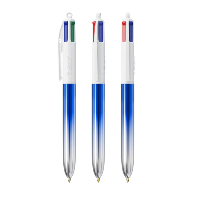 Stylo BIC ® 4 Couleurs Bicolor Lanyard 
