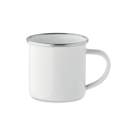 Mug vintage en métal Plateado 200 ml 