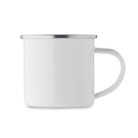 Mug vintage en métal Plateado 200 ml 