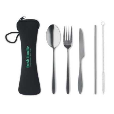 Set couverts en acier personnalisé BONAP 