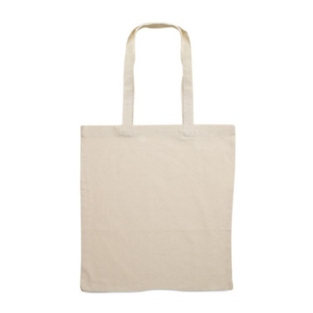 Sac Shopping Personnalisable Anses Longues Ecru 