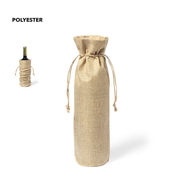 Pochon pour bouteille en jute Plesnik 