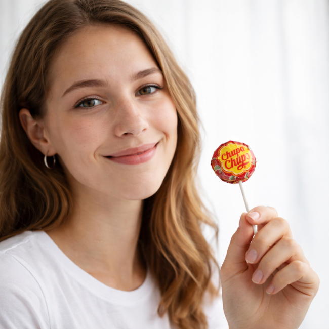 Sucette personnalisée Chupa Chups ® Box Fruit 