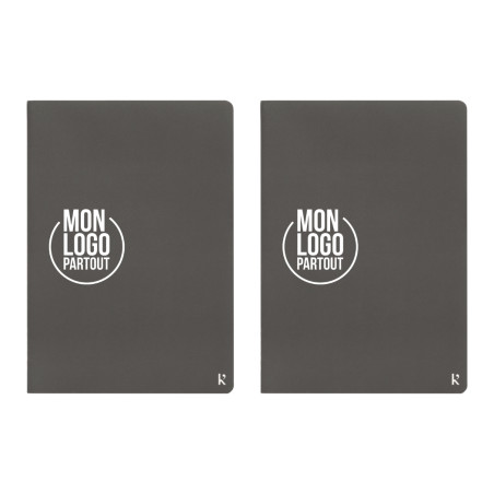 Ensemble de deux carnets personnalisés A5 K’arst® 