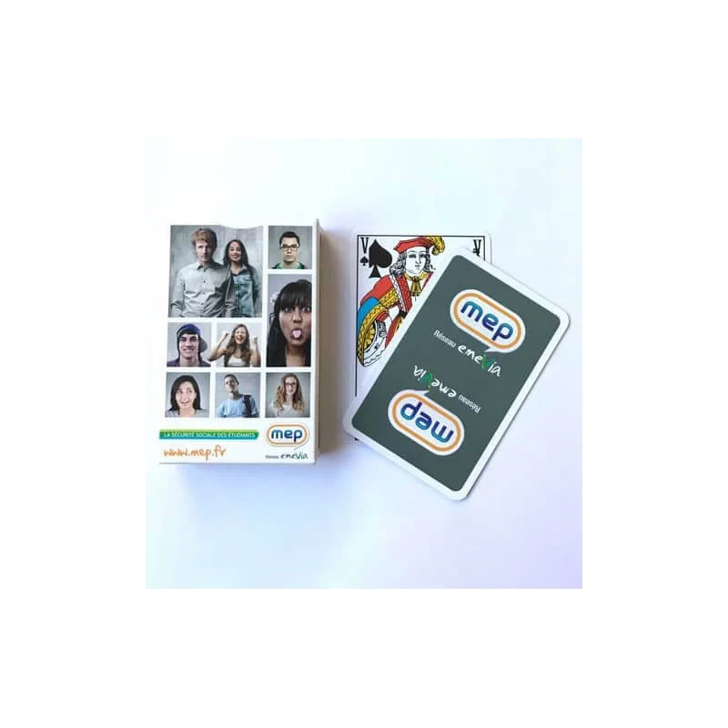 Jeu de 55 Cartes Publicitaire Rami