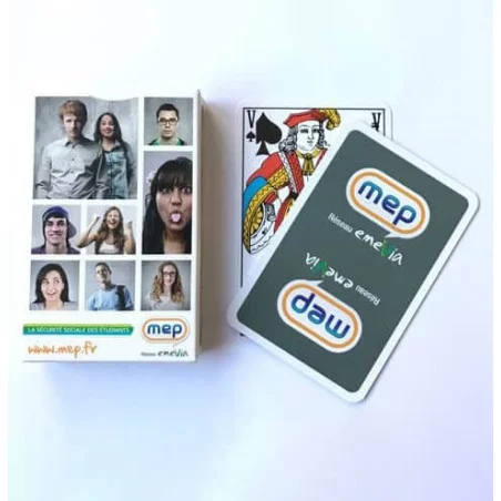 Jeu de 55 Cartes Publicitaire Bridge Jeu de 55 Cartes Publicitaire Rami