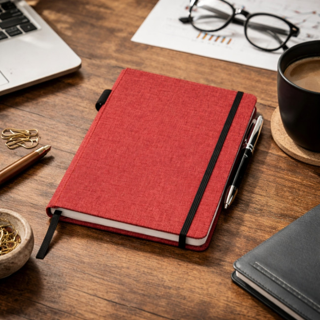 Carnet personnalisable A5 en RPET Orin 