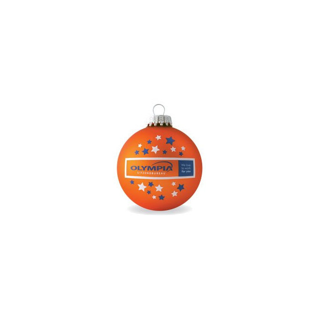 Boule de Noël Personnalisée Christmas Boule de Noël Personnalisée Christmas - Orange