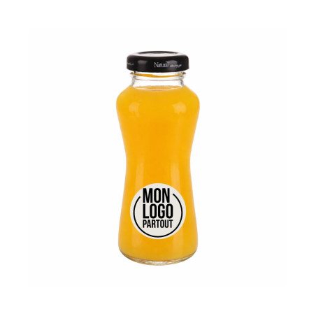 Bouteille de jus d'orange personnalisée 200 ml 