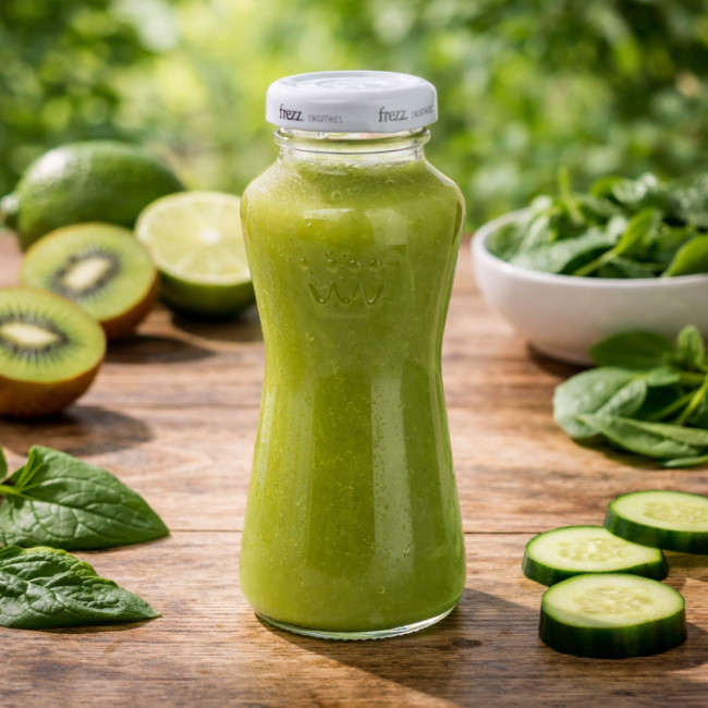 Bouteille de smoothie personnalisée Lovely Green 200 ml 