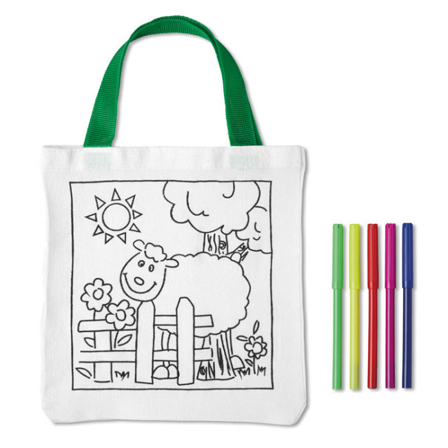 Sac coton personnalisé à colorier Mateusz 