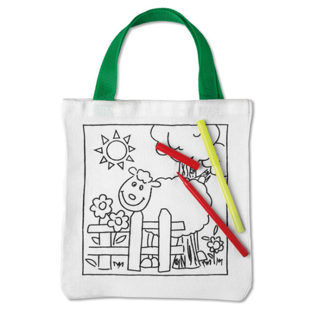 Sac coton personnalisé à colorier Mateusz 