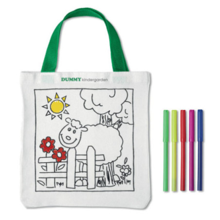 Sac coton personnalisé à colorier Mateusz 