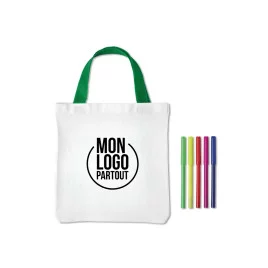 Sac coton personnalisé à...
