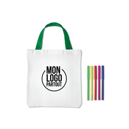 Sac coton personnalisé à colorier Mateusz 