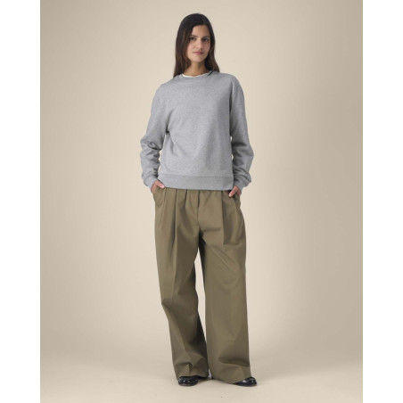 Sweat-shirt en coton recyclé Thinker 