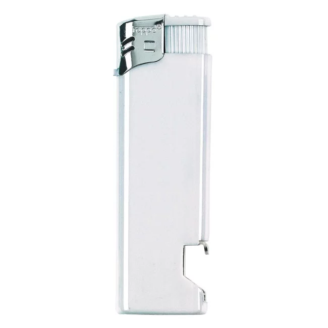 Briquet Publicitaire Décapsuleur Auto - Blanc Briquet Publicitaire Décapsuleur Auto Briquet Publicitaire Décapsuleur Auto - Blanc