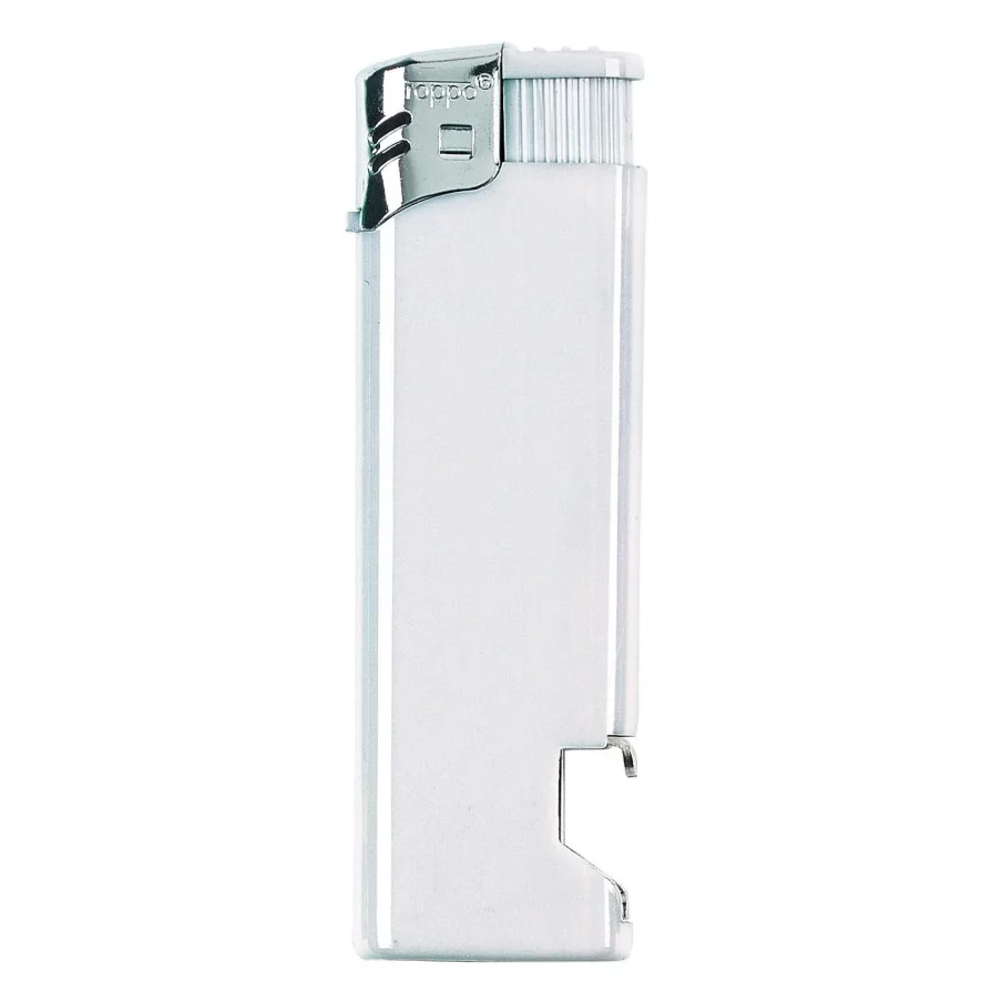 Briquet Publicitaire Décapsuleur Auto - Blanc