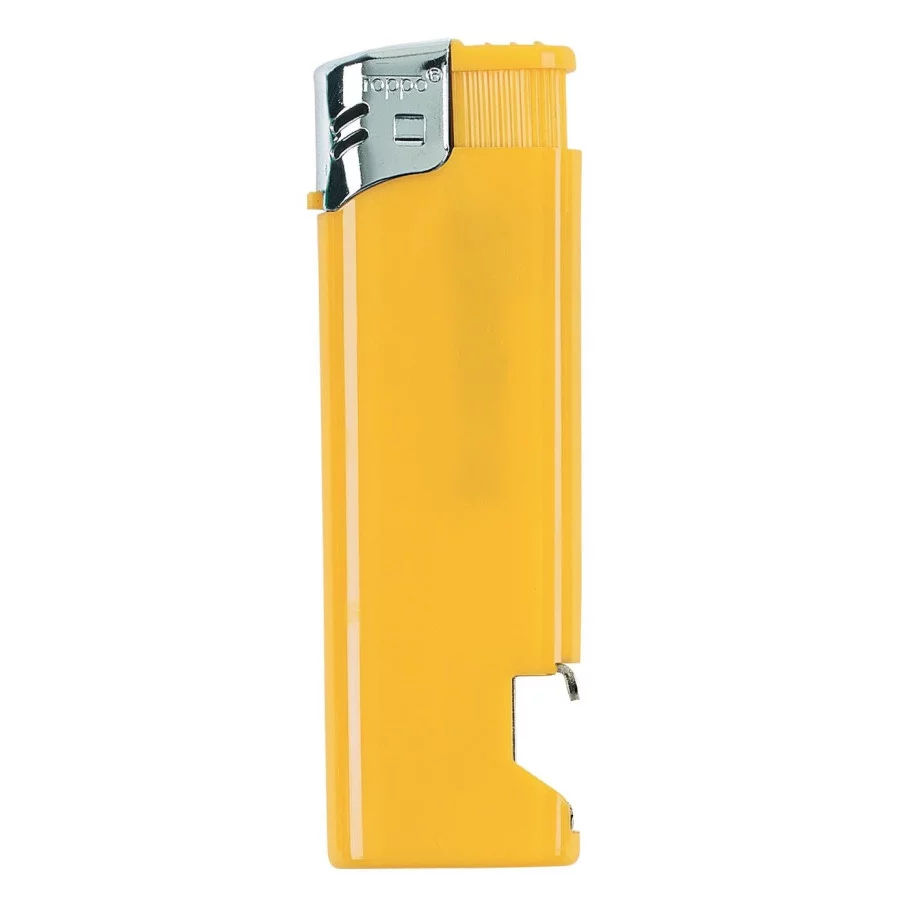 Briquet Publicitaire Décapsuleur Auto - Jaune