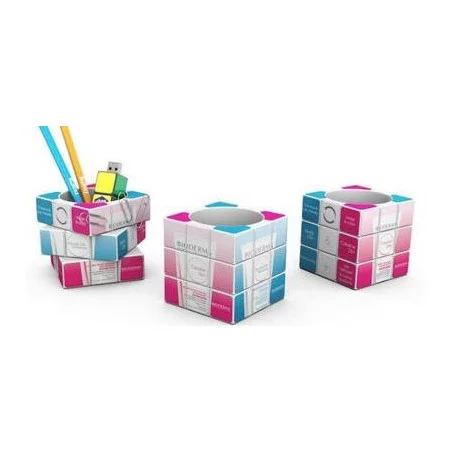 Pot à Crayon Publicitaire Rubik’s Cube Pot à Crayon Publicitaire Rubik’s Cube