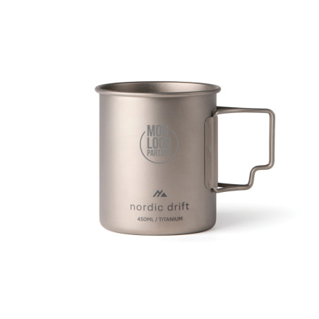 Tasse ultra légère en titane Nordic Drift Trail 450 ml 