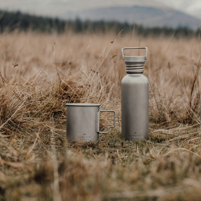 Tasse ultra légère en titane Nordic Drift Trail 450 ml 