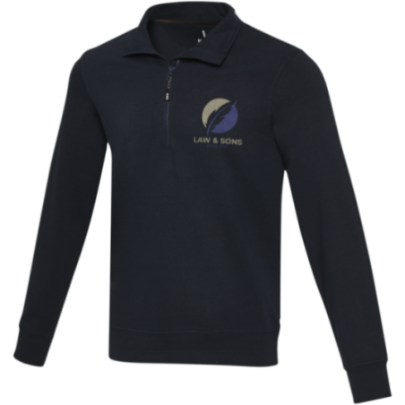Pull personnalisé col camionneur en polycoton recyclé Tin 