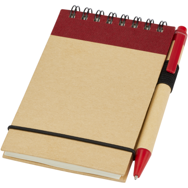 Bloc-notes à spirales A7 avec stylo Zuse 