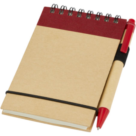Bloc-notes à spirales A7 avec stylo Zuse 