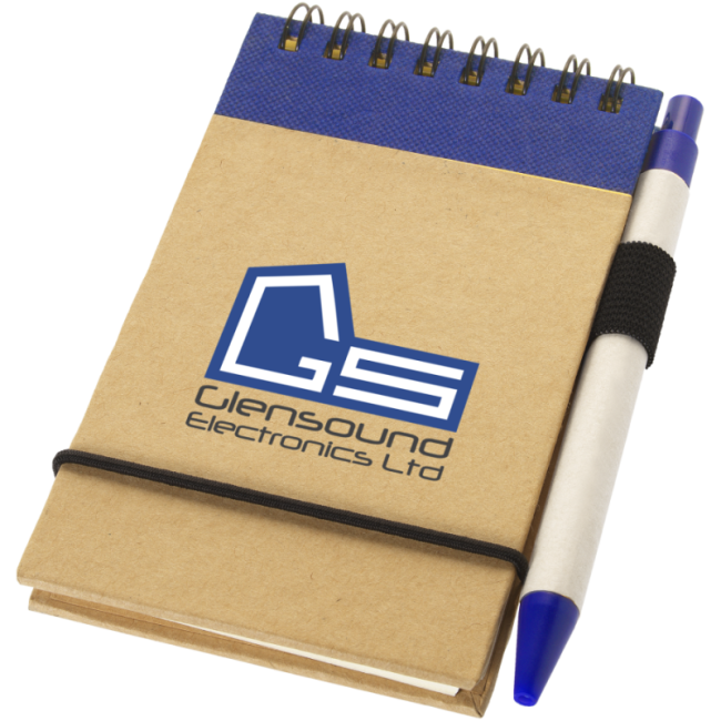 Bloc-notes à spirales A7 avec stylo Zuse 